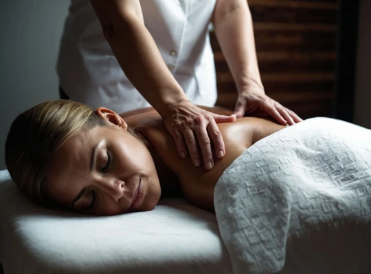 Razbremenitev mišic med lopaticami