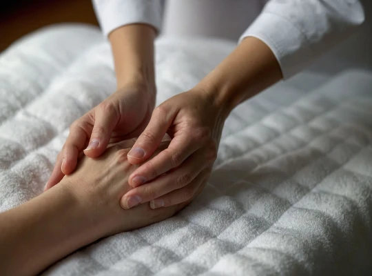 Sprostitev napetosti v dlani in zapestju	