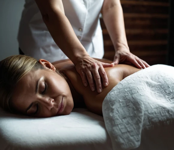 Razbremenitev mišic med lopaticami